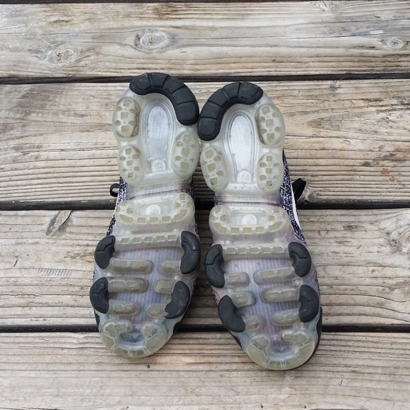 Women Size 9.5 / Size 8 Men Nike Air VaporMax Flyknit 3 Oreo Running Sneakers - Picture 8 of 8